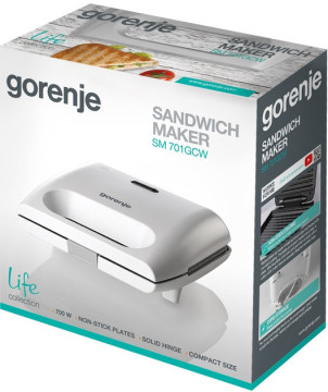 Бутербродниця Gorenje SM701GCW - Зображення  2