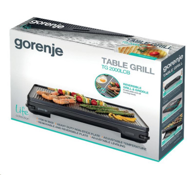 Електрогриль Gorenje TG2000LCB - Зображення  1