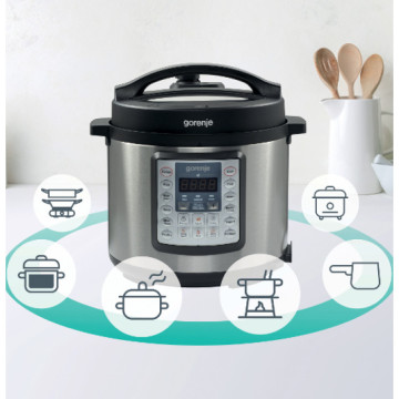 Мультиварка-скороварка Gorenje MC6MBK - Зображення  9