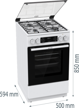 Плита комбінована Gorenje GK5C61WH  - Зображення  1