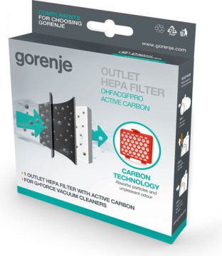 Фільтр пилососа Gorenje OHFACGFPRO вугільний - Зображення  3