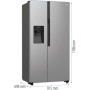 Холодильник Side-by-Side Gorenje NRR9185ESXL  - Зображення  1