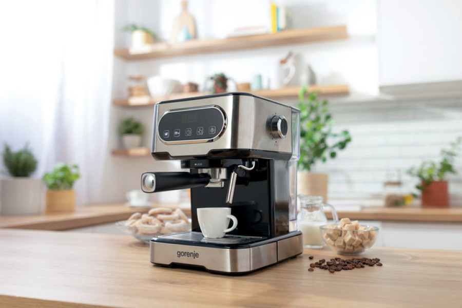  Кавоварка ріжкова (еспресо) Gorenje ESCM15DBK 