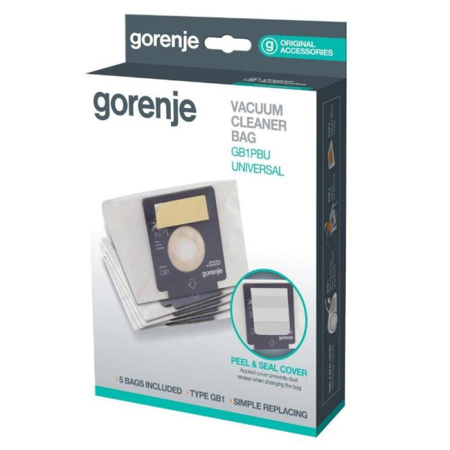  Мешки для пылесоса + фильтр мотора Gorenje GB1PBU 