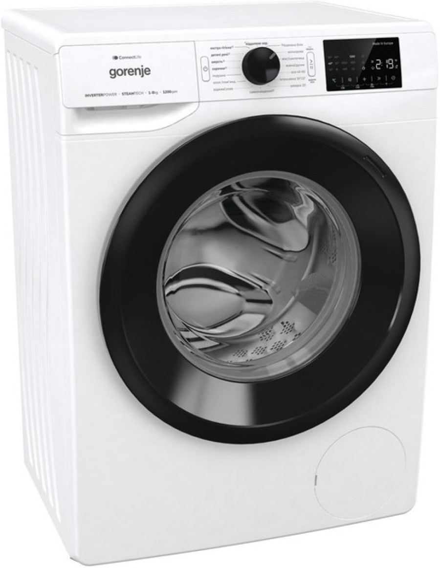  Стиральная машина узкая Gorenje WPNEI82SBSWIFI/UA 