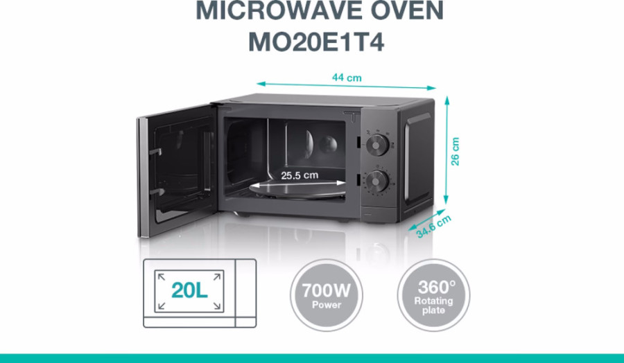  Мікрохвильова піч Gorenje MO20E1T4 