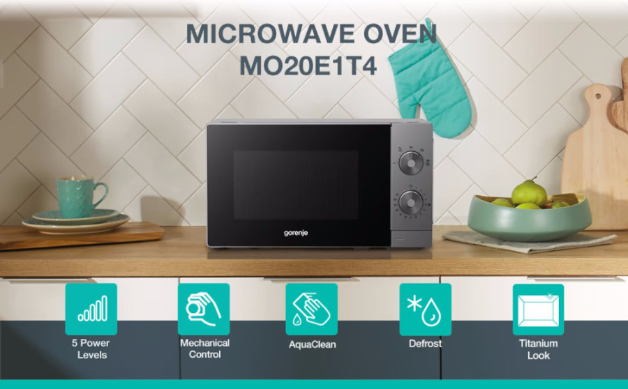  Мікрохвильова піч Gorenje MO20E1T4 
