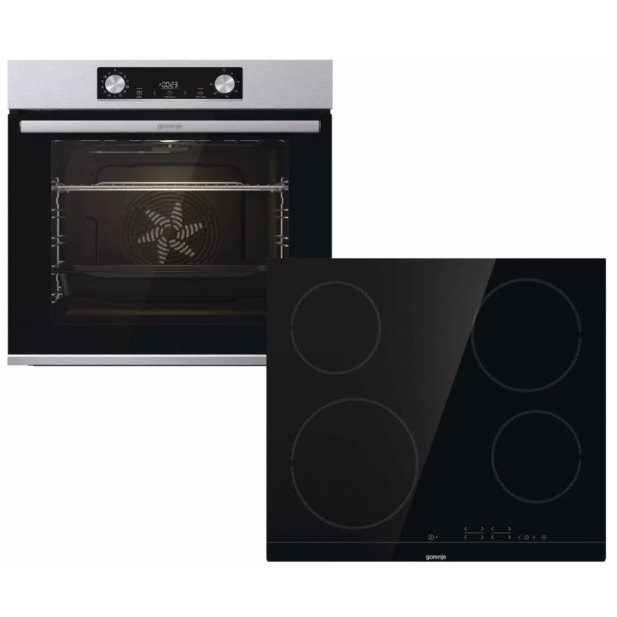 Комплект Дух.шафа + Вар.поверхня ел. Gorenje BO6737E02X + ECT41SC