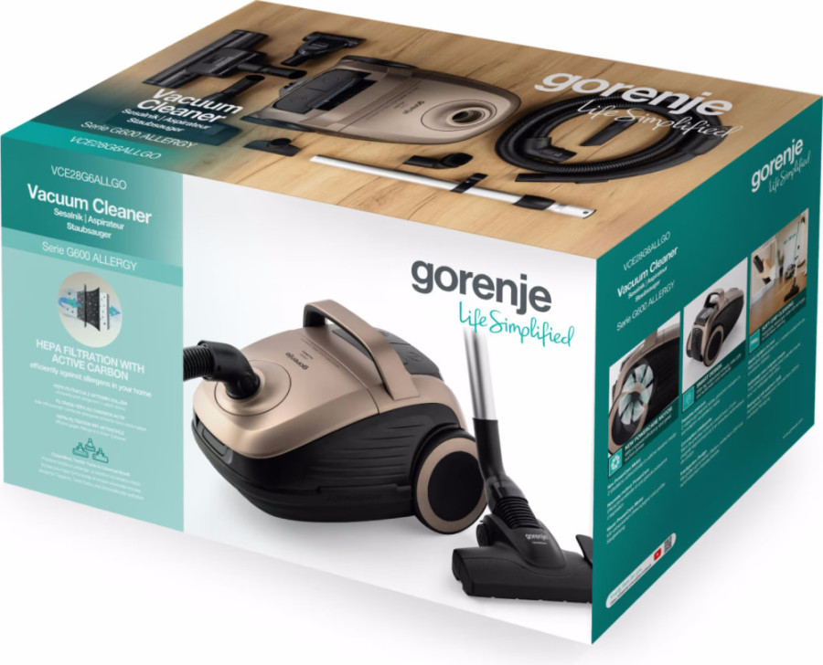  Пилосос Gorenje  VCE28G6ALLGO 