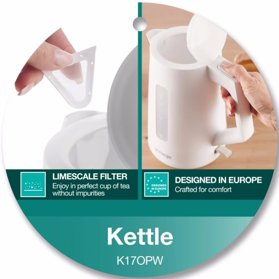  Електрочайник Gorenje K17OPW 