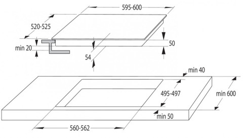 Варильна поверхня індукційна Gorenje IS645BG  - Зображення  3