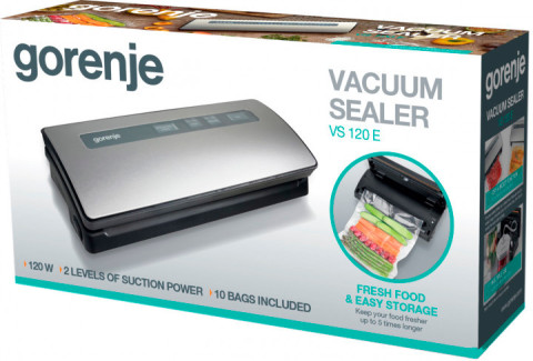 Вакуумний пакувальник Gorenje VS120E  - Зображення  2