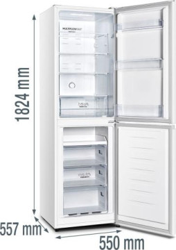 Холодильник Gorenje NRK418ECW4  - Зображення  10