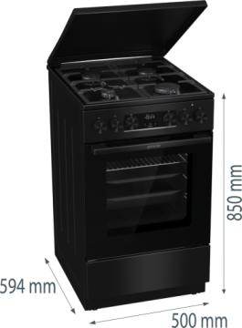 Плита комбінована Gorenje GK5C42BF  - Зображення  5