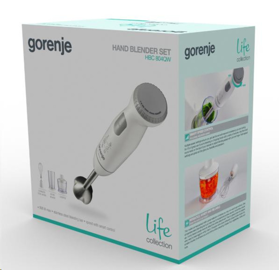  Блендер погружной Gorenje HBC804QW 