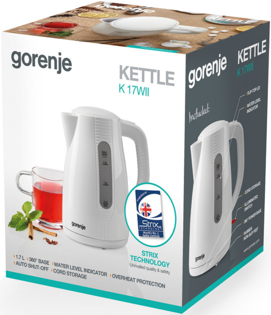  Електрочайник Gorenje K17WII 