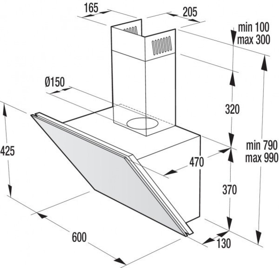  Витяжка пристінна Gorenje WHI643ORA-W 