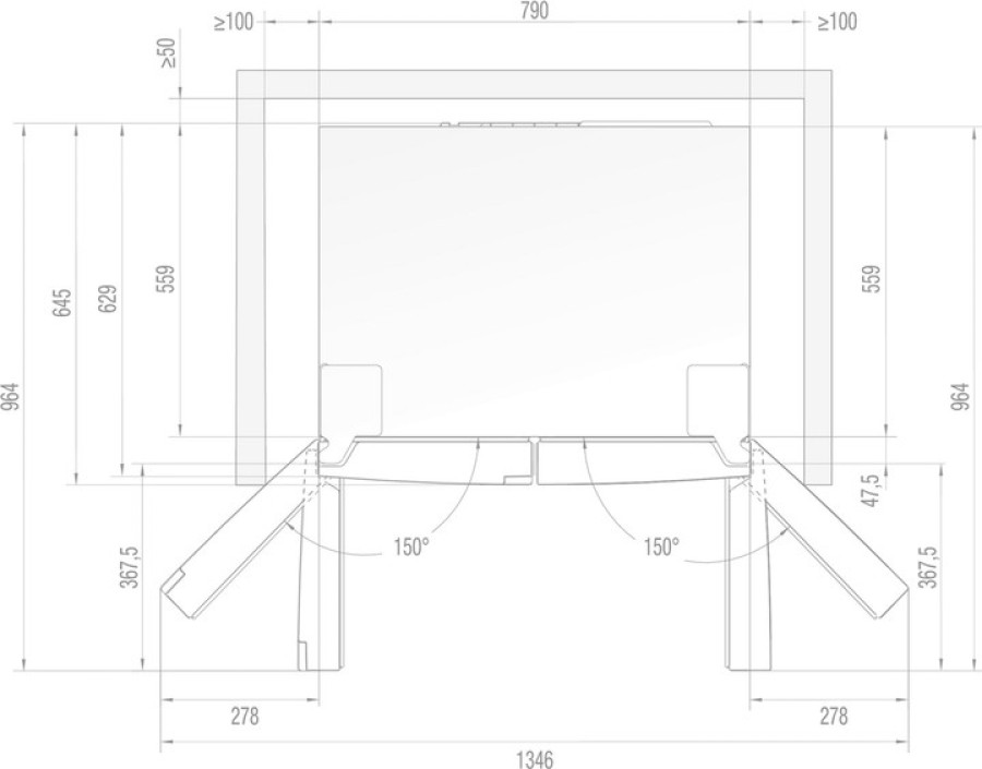  Холодильник Side-by-Side Gorenje NRM8182MX 