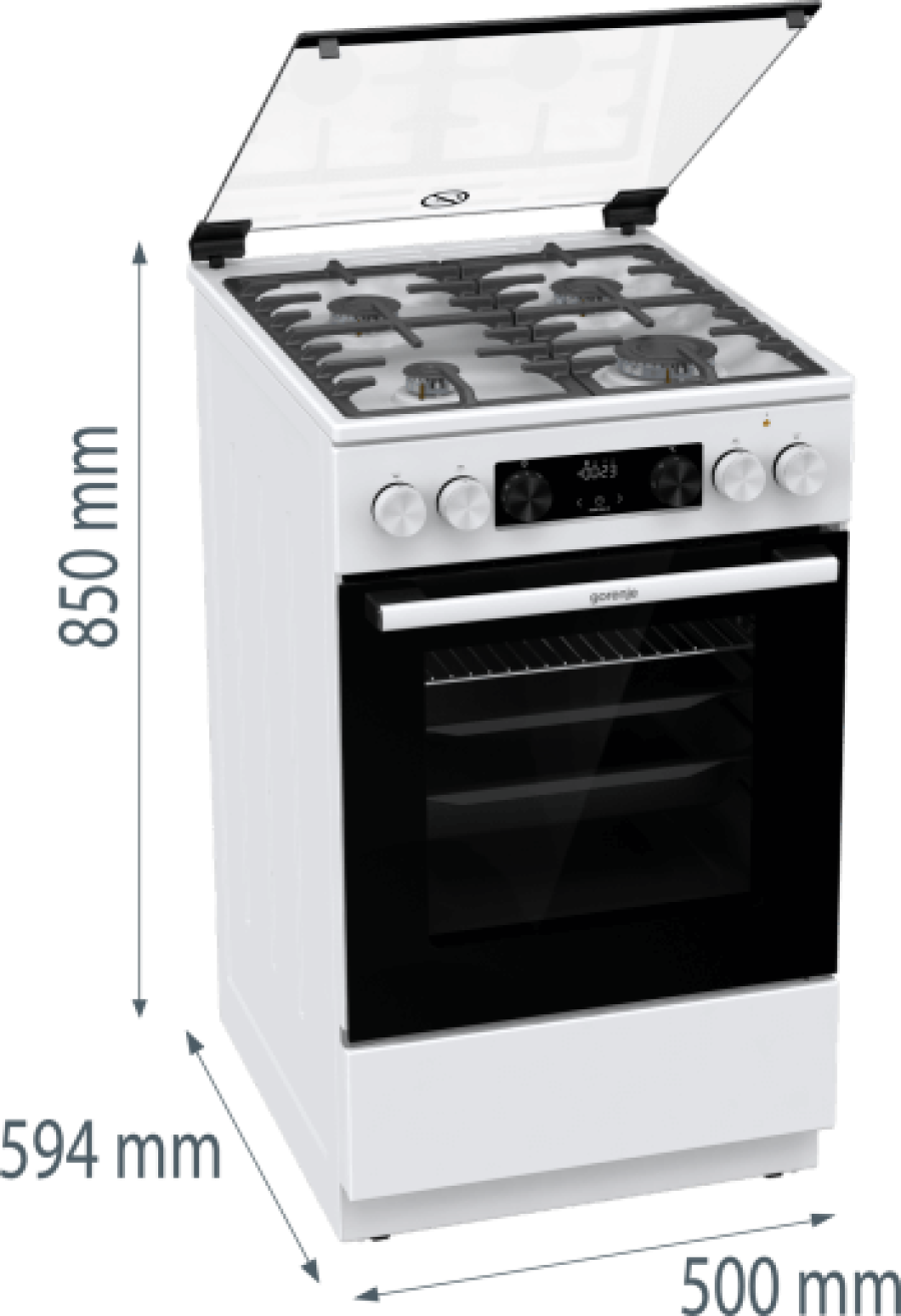  Плита комбінована Gorenje GK5C61WF 