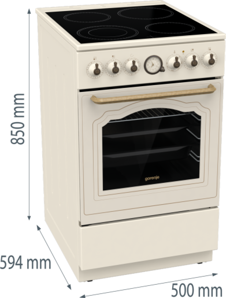  Плита електрична Gorenje GECS5B70CLI 